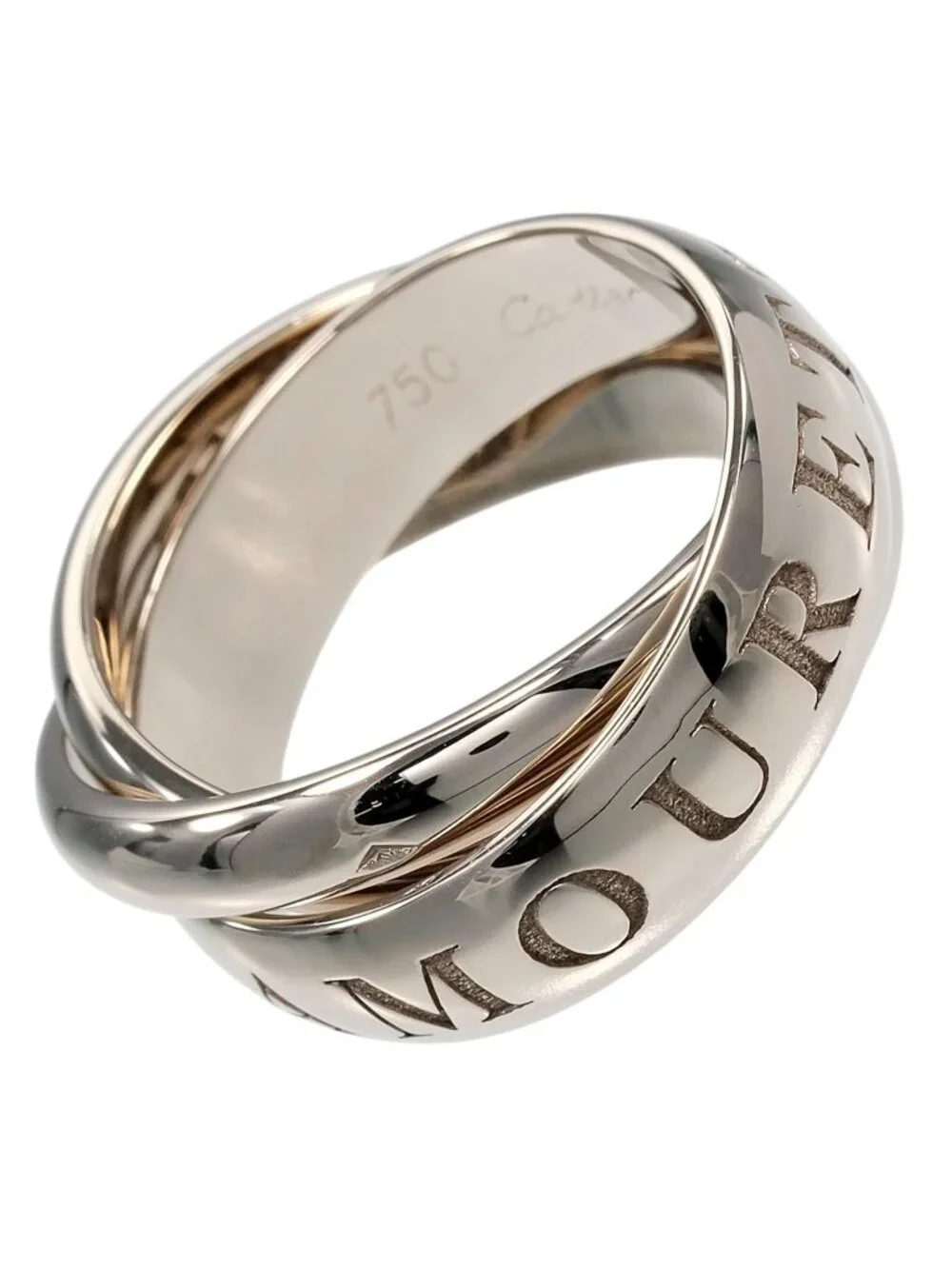 Cartier Trinity 18k White Gold Ring